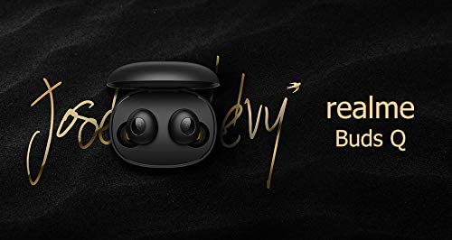 Realme Buds Q TWS Earbuds Ture Wireless Bluetooth 5.0 Earphones 3.6G IPX4 For Realme, iPhone, Honor, Xiaomi, Black