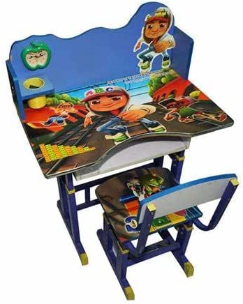 Karnak Kids Study Table &amp; Chair, Baby Study Chair &amp; Desk For Home, School, Classroom, Kst16 (Random Print)