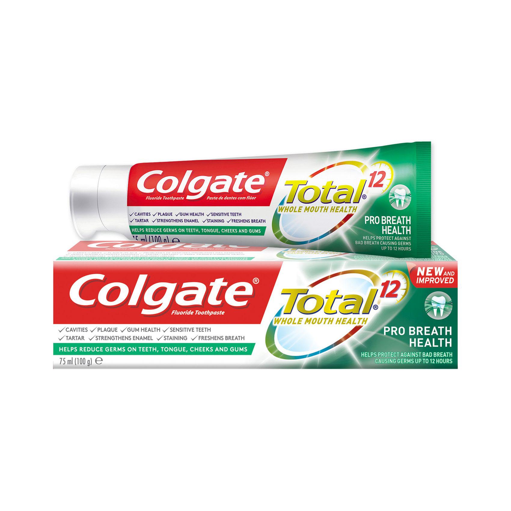 Buy Colgate Total Pro Breath Health Toothpaste 75ml Online | Carrefour UAE