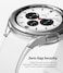 Ringke  - Samsung Galaxy Watch 4 Classic 42mm Case-  Slim Series-  Clear + White