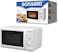 Sonashi 20L Microwave Oven - 245Mm Turntable Glass Tray With Defrost Setting, Manual Control Oven With Pull Handle Door And 6 Power Levels 20 L 700 W SMO-920 Black