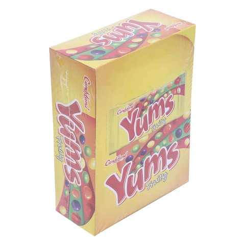 Candyland Yums Fruity Chew Sweet Candy 18g x Pack of 24