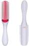 Denman Medium Styling 7 Row Brush - White With Rose Gold Crown - UK