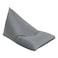 In House Ilkay Velvet Bean Bag Chair - Small - Grey