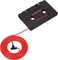 iSMART Cassette Adapter for Cars, Car Audio Cassette to Aux Adapter, 3.5 MM universal Aux Cable Tape Adapter for Car, Phone, MP3