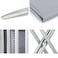 High-Quality Foldable Portable Ironing Board With Steam Iron Rest Blue/White 110x34cm