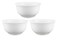 Shallow Porcelain Bowl, White, 11.5 cm, TS-WH-30, 3 Pcs Set
