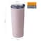 Nessan Double Wall Stainless Steel Vacuum Mug Pink 600ml