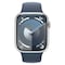 Apple Watch Series 9 GPS 41mm Silver Aluminium Storm Blue Sport Band Medium/Large