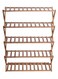 Yatai 5-Tier Foldable Shoe Rack Brown