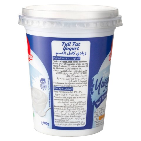 Carrefour Fresh Full Fat Yoghurt 400g