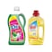Oxi Dishwashing Liquid - Green Lemon - 2.5 Liter + Brix Cleaner - 1 Liter