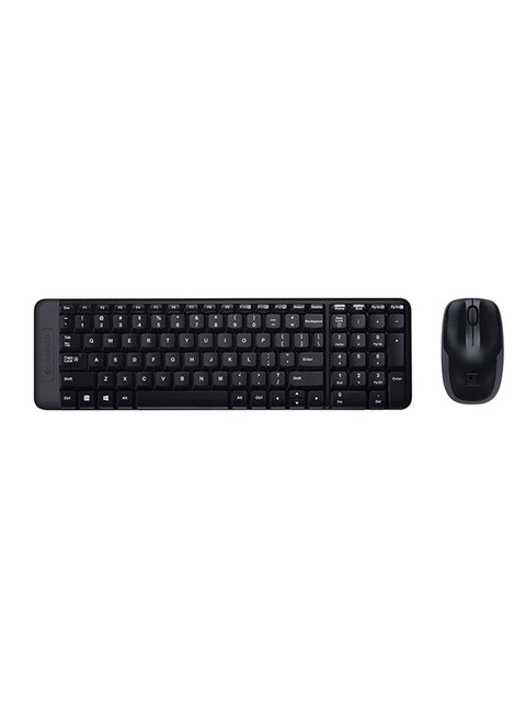 Logitech Mk220 Wireless Combo - Arabic/English Keyboard Black