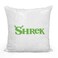 Loud Universe - Shrek Logo type White Pillow With Stuffing