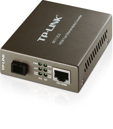 TP-Link TL-MC112CS Single-Mode SC Fiber Converter (Black)