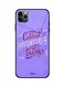 Theodor - Protective Case Cover For Apple iPhone 11 Pro Max Purple/White/Pink
