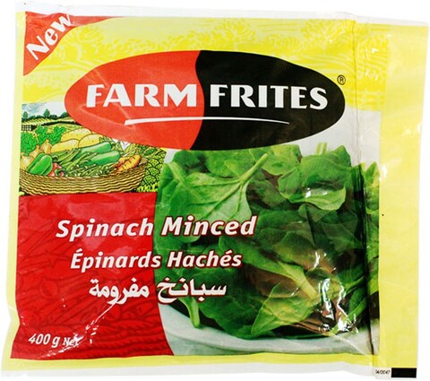 Buy Farm Frites Frozen Minced Spinach 400 gr in Kuwait