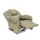 In House Velvet Classic Recliner Chair - Dark Ivory - NZ100