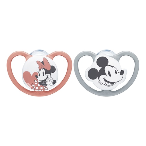 Buy Nuk Space Disney Baby Mickey And Minnie Printed Pacifier To