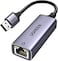 UGREEN USB 3.0 to RJ45 Ethernet Adapter Aluminum Case Space GRY