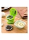 Generic Stainless Steel Garlic Chopper, 24x2x9cm - Green/Clear