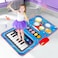 Toy Land 2 in 1 Multifunctional Kids Musical Keyboard &amp; Drum Music Play Mat