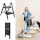 HEXAR&reg; Multipurpose Step Ladder Folding Ladder with Anti-Slip Pedal Folding Step Stool Portable Lightweight Foldable Stepladder for Home Kitchen Library Office 150 KG Capacity (2 STEPS)