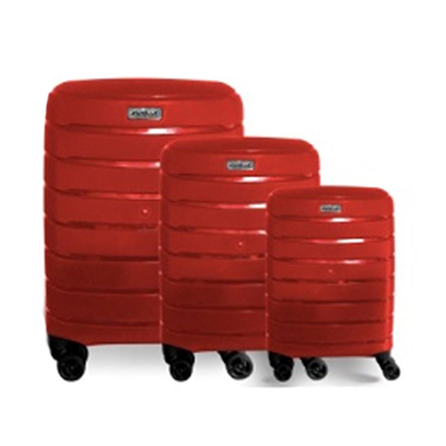Trolley Luggage Expandable Red Large