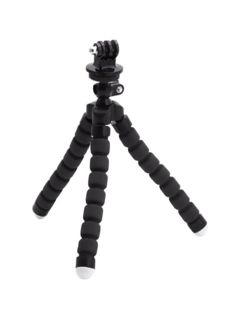 Generic - Portable Mini Flexible Tripod Octopus Stand Black