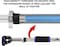 Sky Land Fitness Doorway Pull Up And Chin Up Bar Upper Body Workout Bar For Home Exercise Em 1865, Blue