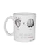 muGGyz Let's Get Lit Like It's 1776 Printed Coffee Mug White