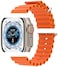 New 2023 Smartwatch Series 8 for outdoor Sport health heart rate (Orange Ocean)