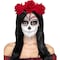 Smiffy's Day of The Dead Headband with Roses- Red