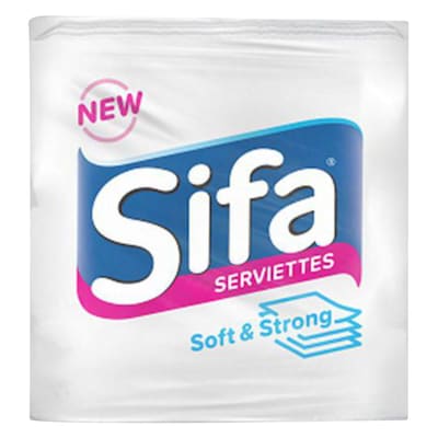 Sifa White Serviette 100 sheets