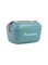 Polarbox Classic Cooler Box with Leather Strap, Blue - Marine Green Rigid Thermal Insulated Ice for Beach, Picnic Party Convertible Lid Polypropylene Insulation 12L PB-9311