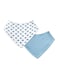 Moon Pack Of 2 Bandana Bibs Regular (Organic)