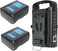 DMK Power BP-2CH Dual Quick Battery Charger and 2 X BP-D115S 14.8V 7800MAH 115WH Li-ion V mount V lock Battery Made for Sony HDCAM, XDCAM, Digital Cinema Cameras and Other Camcorders
