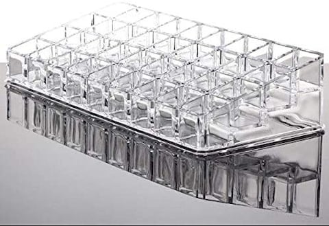 Other Acrylic 36 Cube Lipstick Holder Lip Balm Transparent Plastic Jewelry Box Storage Multicellular