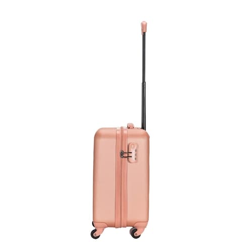 Single Hardside Spinner 4 Wheels Cabin Trolley Luggage With Number Lock 16 Inches