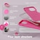 elago Liquid Silicone for iPhone 15 case cover Full Body Protection, Shockproof, Slim, Anti-Scratch Soft Microfiber Lining - Ice Red