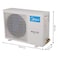 Midea 1.5 ton Wall AC, 18000 BTU, Xtreme Inverter Compressor, Cooling &amp; Heating, MST4AG-18HRN1 (without installation)