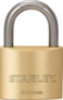 Stanley Padlock Brass 40mm Standard Shackle with 5 Keys (2 Pcs Pack)