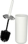 Toilet brush White - unbreakable, Plastic (TPE), 10 x 37 x 10 cm