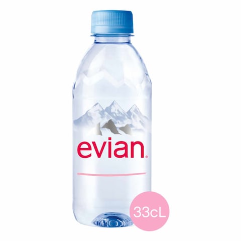 evian Natural Mineral Water 330ml Pack of 24