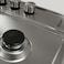 Glem Gas Hob With 4 Hot Plate, GTL647IX With 2 Years Warranty (Installation Not Included)