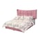 In House Milano Velvet Bed Frame - King - 200x200 cm - Light Pink