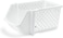 Royalford Cabinet Organizer- Rf11296 PP Plastic Multi-Purpose Rectangular Organizer Break-Resistant, Light-Weight, Durable Stackable And Convenient To Hold, White