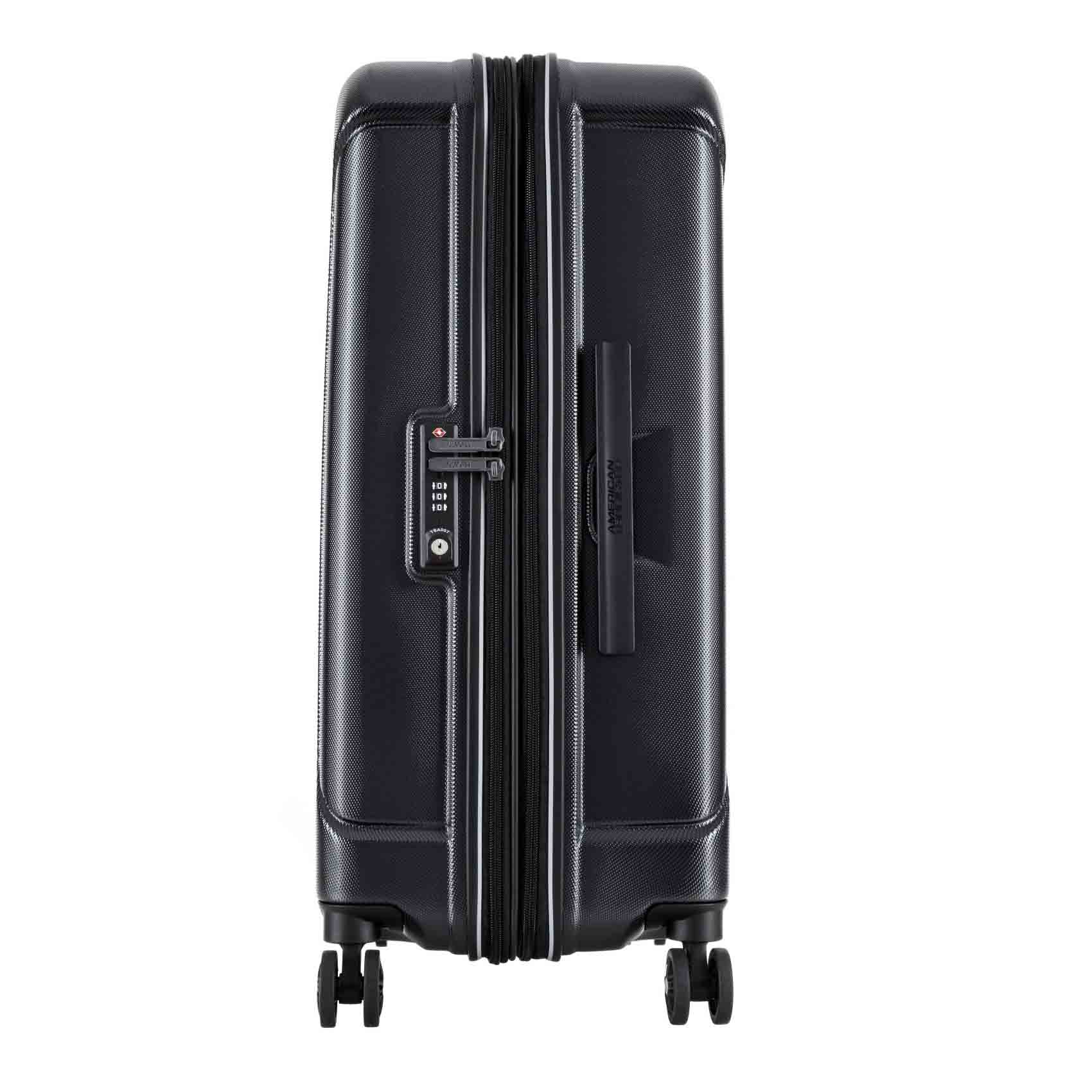 American Tourister Technum 4 Wheel Hard Casing Check-In Trolley 68cm Diamond Black