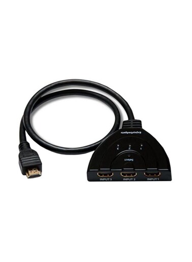 Generic - HDMI Auto Switch Splitter Black