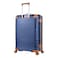 Hard Case Travel Bags Makrolon Polycarbonate Gold Jetstream Aluminum Frame Luggage Zipper Less Suitcase Extra Corner Protection Double Tsa Lock E9R1 Checked Luggage 28 inch Blue Moon